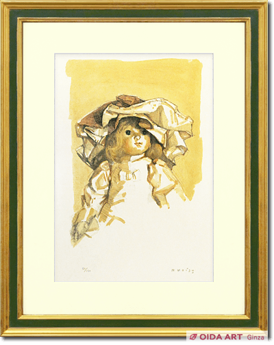 小磯良平 布帽子の人形 | 絵画など美術品の販売と買取 | 東京・銀座