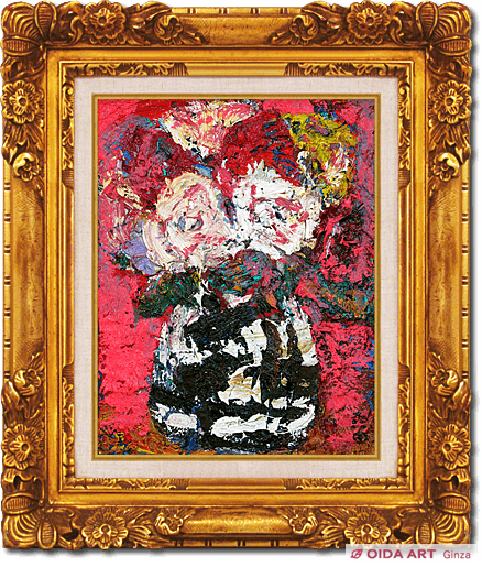 森田茂 花（3） | 絵画など美術品の販売と買取 | 東京・銀座 おいだ美術