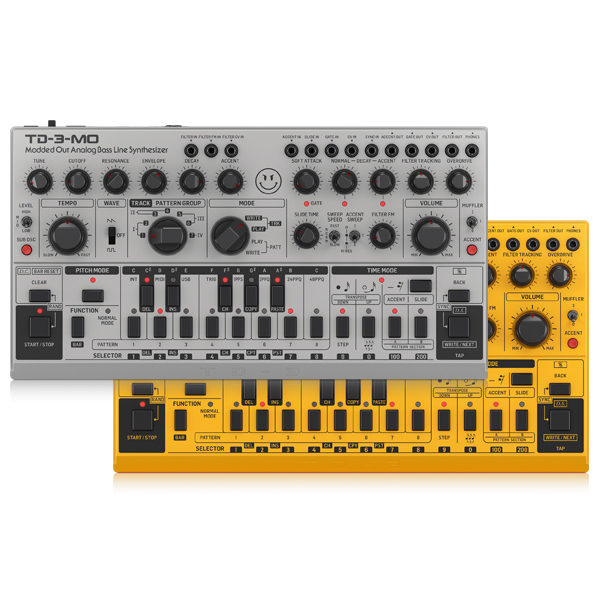 BEHRINGERのシンセサイザーTD-3-MOをご紹介いたします！