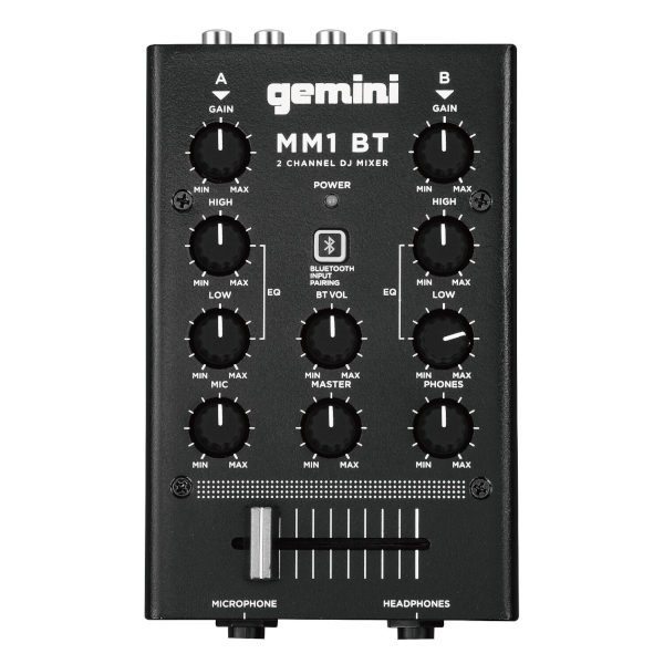 コンパクトな2チャンネルミキサーMM1BTのご紹介です。