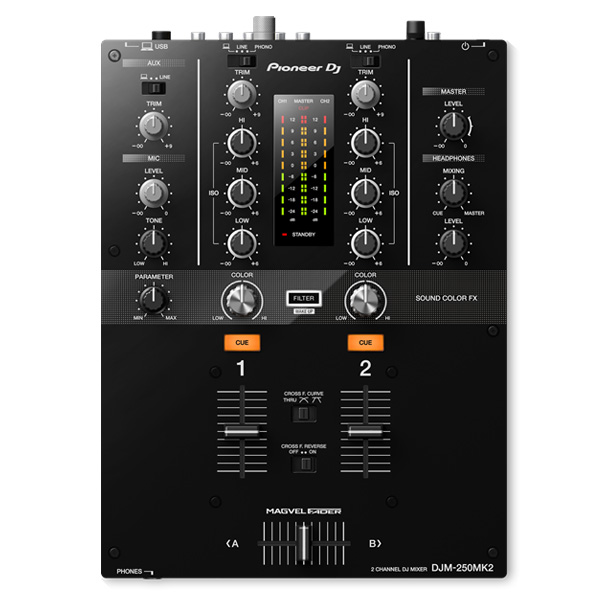 中古品】Pioneer DJ/DJミキサー/DJM-250MK2 -DJ機材アナログレコード