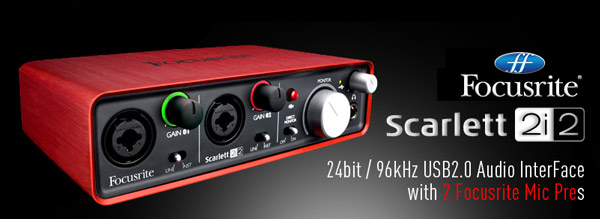 値下げ最終在庫！】Focusrite/オーディオ・インターフェイス/Scarlett
