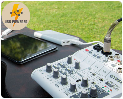 YAMAHAよりウェブキャスティングに便利な機能を備えた音楽・音声用6