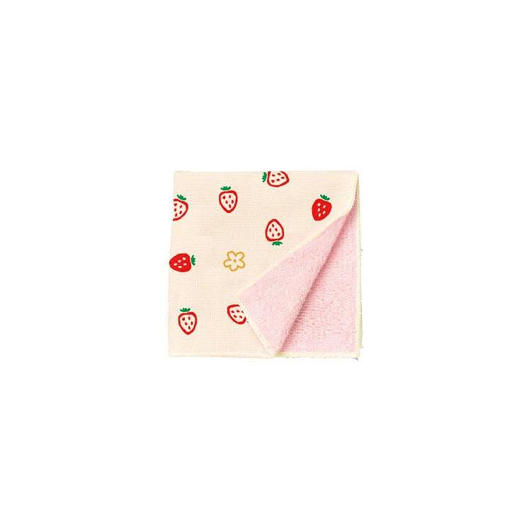 キッズタオルハンカチ いちごフラワー: キャラクター・バラエティ雑貨