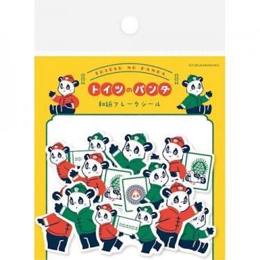 和紙フレークシール オビワン トイツのパンダ(トイツのパンダ