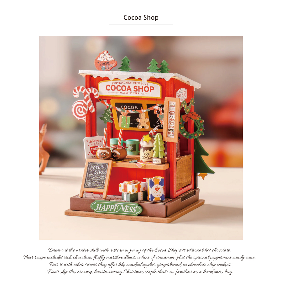 Rolife】 クリスマス ココアショップ Christmas Cocoa Shop DIY