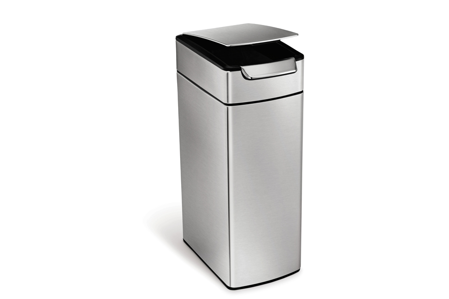 simple human】40liter slim touch-bar trash can ダストボックス