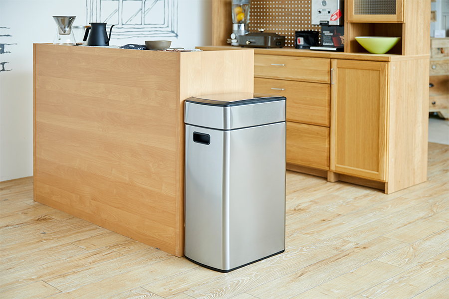 simple human】40liter slim touch-bar trash can ダストボックス