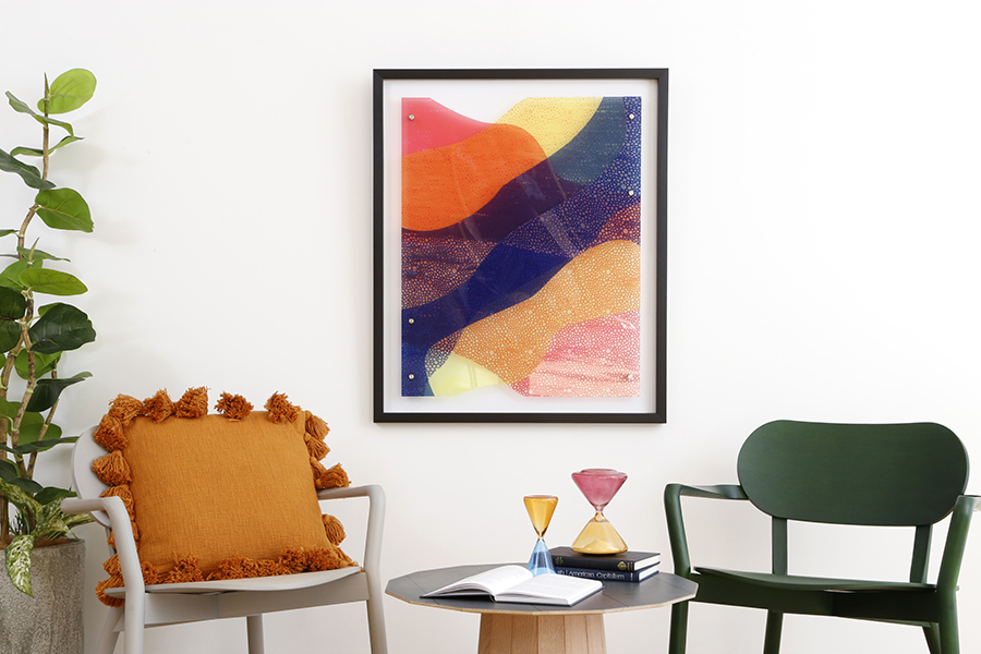 廃番】レイヤー 74×89cm * - アート・インテリア絵画の通販 ｜リビング