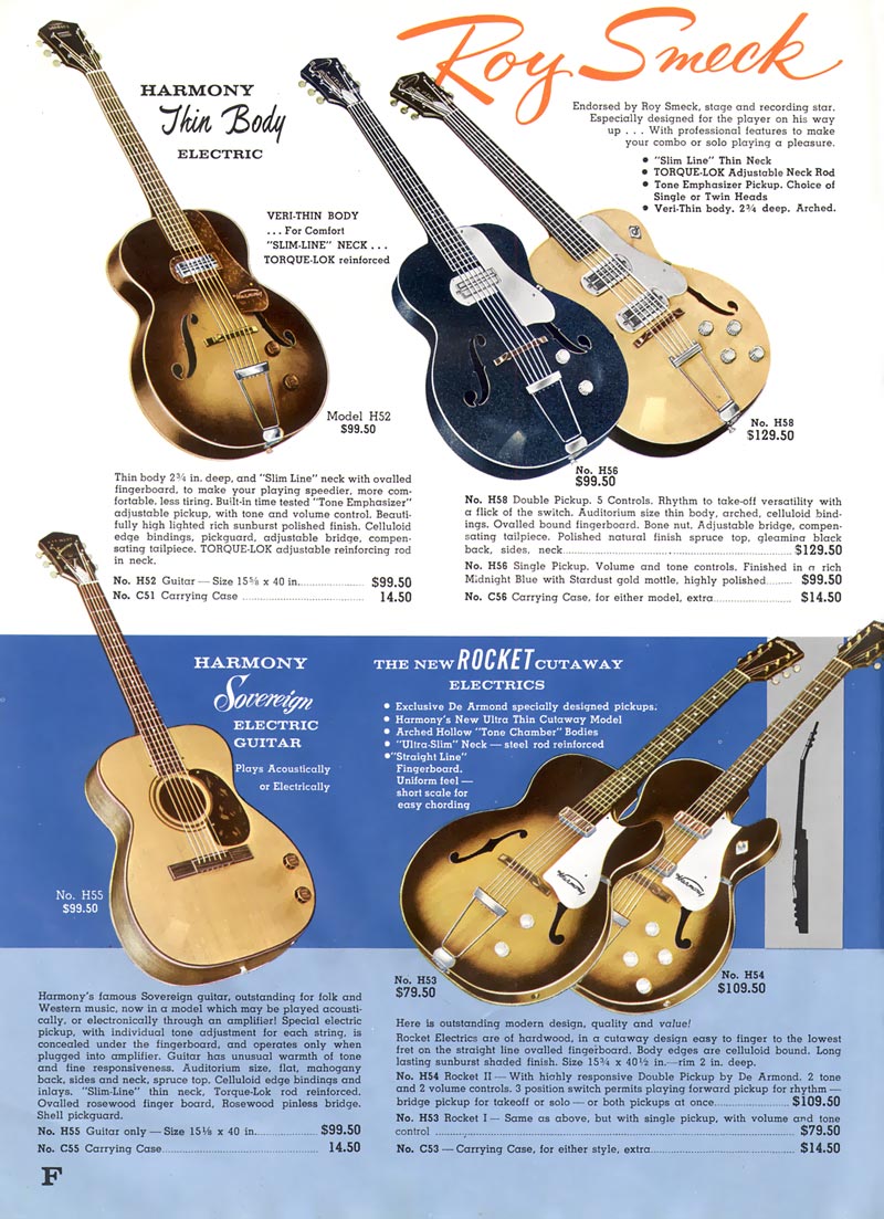 Harmony '59 H-53 THE ROCKET I – 京町家のギターショップ ライトニン