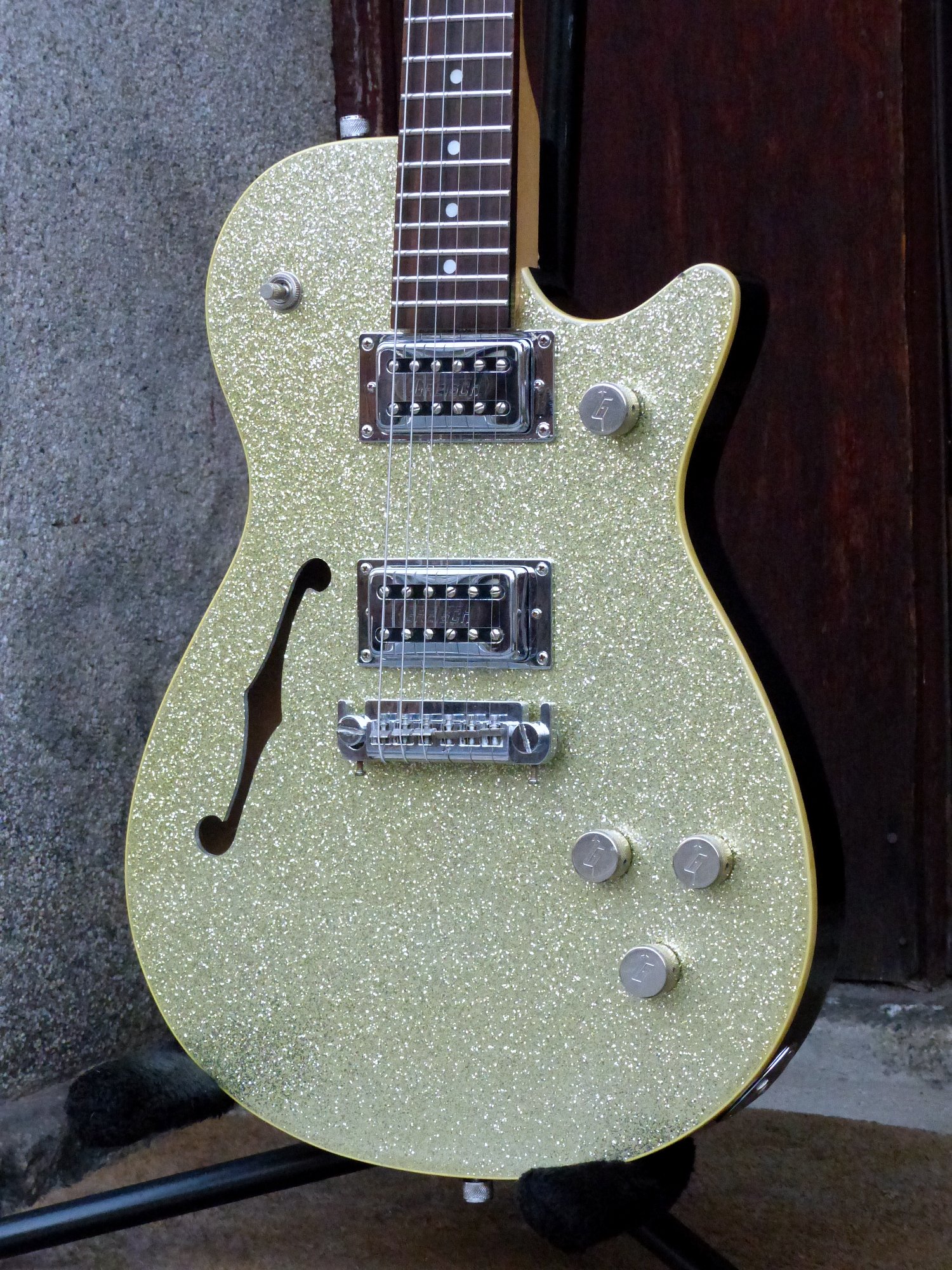 Gretsch by ELECTROMATIC '00s G2626 Jet Silver Sparkle – 京町家の