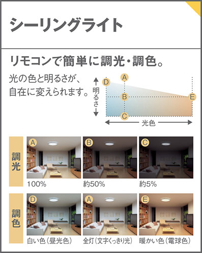 Panasonic LED シーリングライト LGBZ2547 | 商品紹介 | 照明器具の