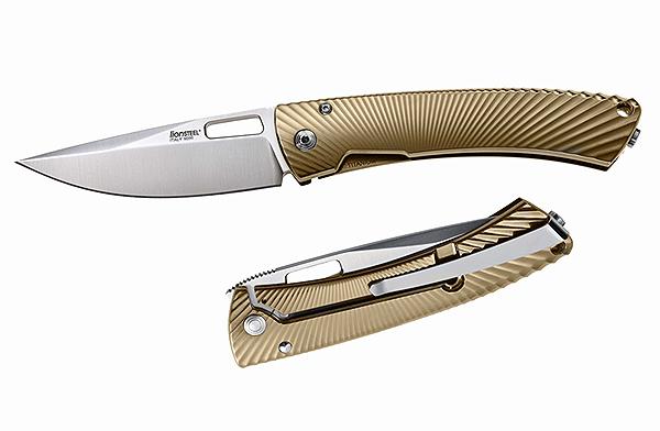 TS1 Damascus Lizard, Grey shine handle - lionSTEEL