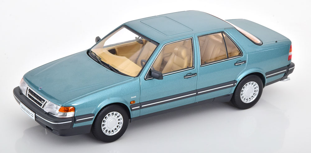 Modellauto Saab 9000 CD Turbo,1990 green metallic Triple9 1:18