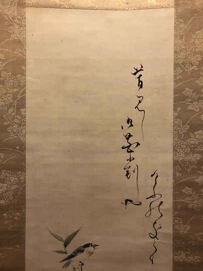酒井鶯蒲 花鳥図｜古美術・掛け軸の販売・買取・鑑定-松本松栄堂