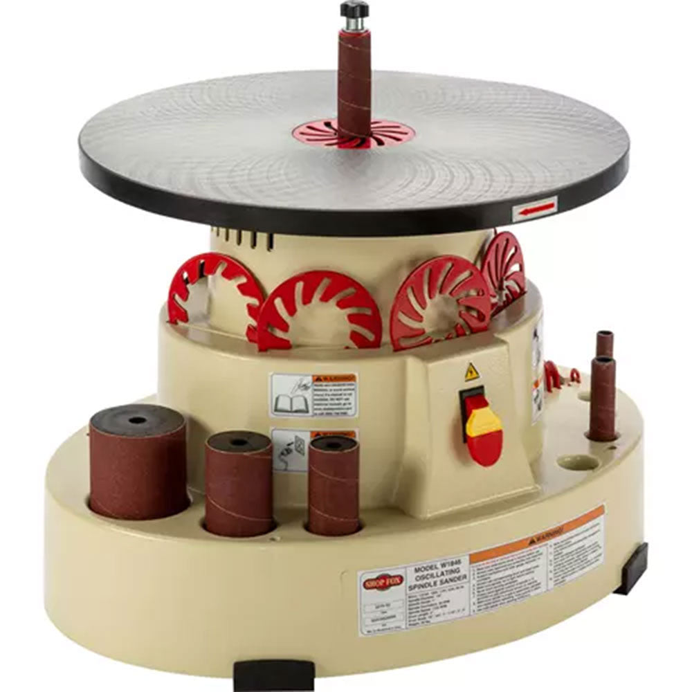 Shop Fox W1846 1/4 HP Benchtop Oscillating Spindle Sander – MaxTool