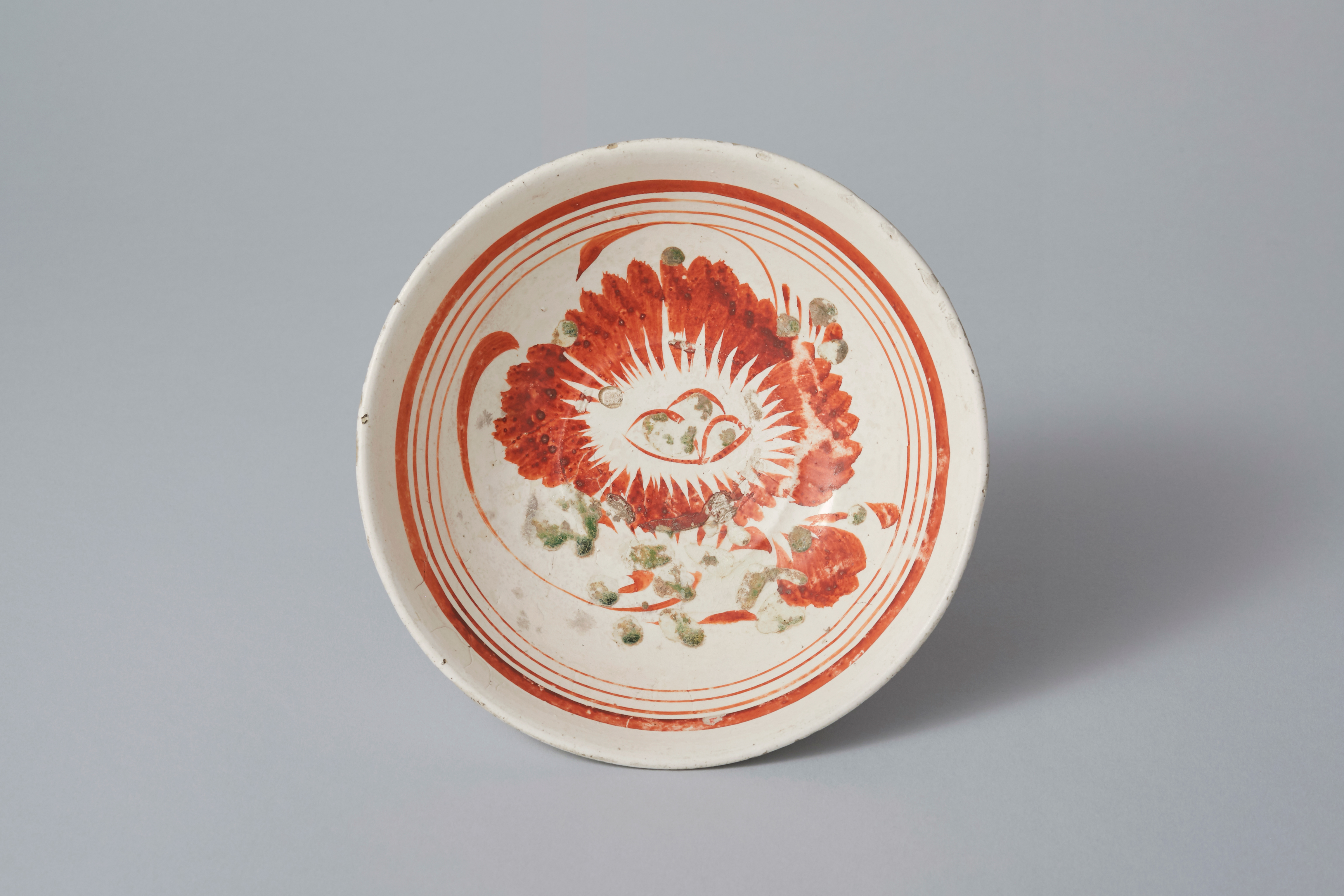 中国美術 白磁 刻 花紋 碗 宋白磁 φ9.5cm 茶道具伝来(K-YC345)