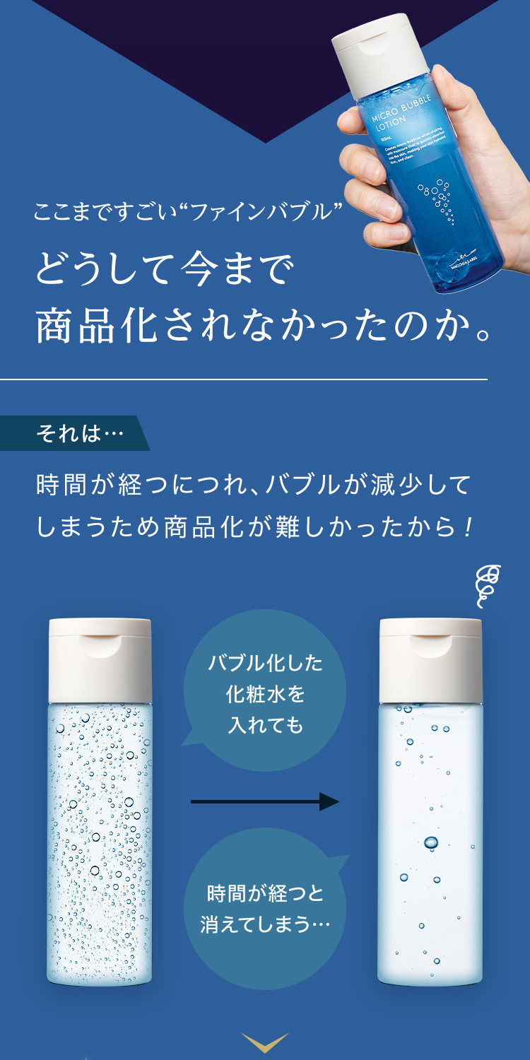 公式]バブル化粧水 薬用マイクロバブルローションつめかえ用