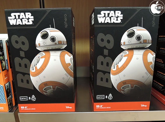 Apple Store、Spheroのアプリ制御ロボット「BB-8 App-Enabled Droid by