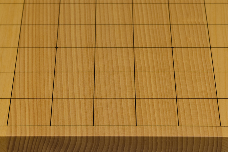 国産本榧卓上将棋盤 1寸4分（ハギ盤） st10045 | 前川榧碁盤店