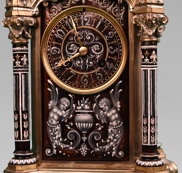 Paul SOYER, Renaissance-Style Clock Set, circa 1875 - Clocks