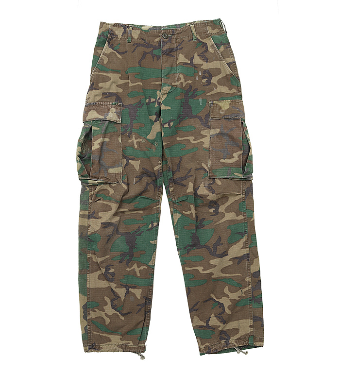 US(米軍) RDF(78-81年) ブラウンリーフカモ野戦パンツ(R/S)/実物・