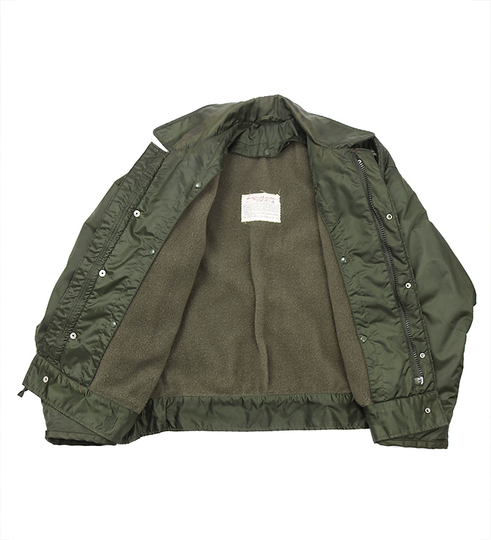 US NAVY(米海軍) A-1 ECW ナイロン デッキジャケット、ライナー付き