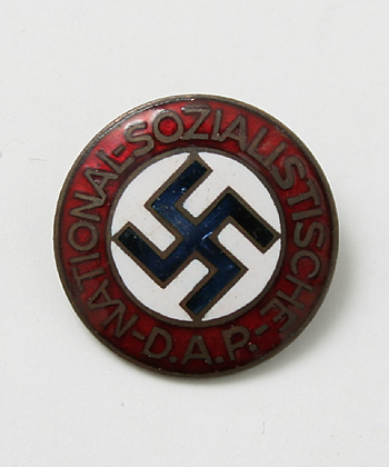 WWII ナチス・ドイツ、党員章/実物・極上