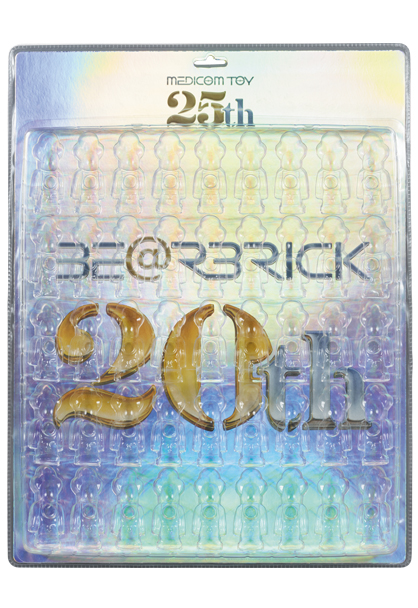 MEDICOM TOY - BE@RBRICK DISPLAY BLISTER BOARD MEDICOM TOY 25th
