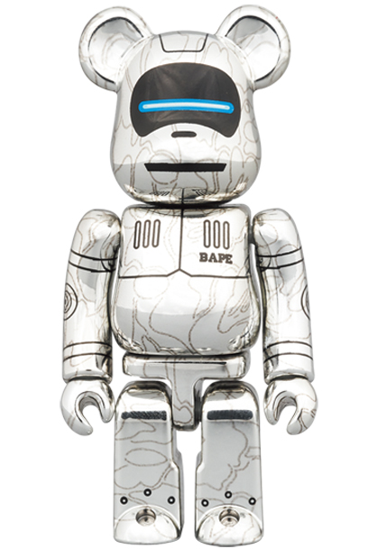 MEDICOM TOY - BE@RBRICK SORAYAMA × BABY MILO(R) 100％ & 400％ GOLD