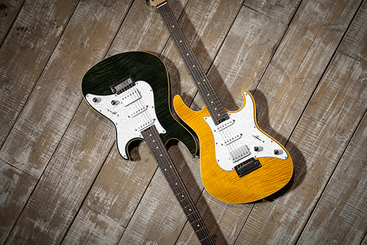 CORT G280 Amber Flame TopCORT G280 Select Electric Guitar – Flame