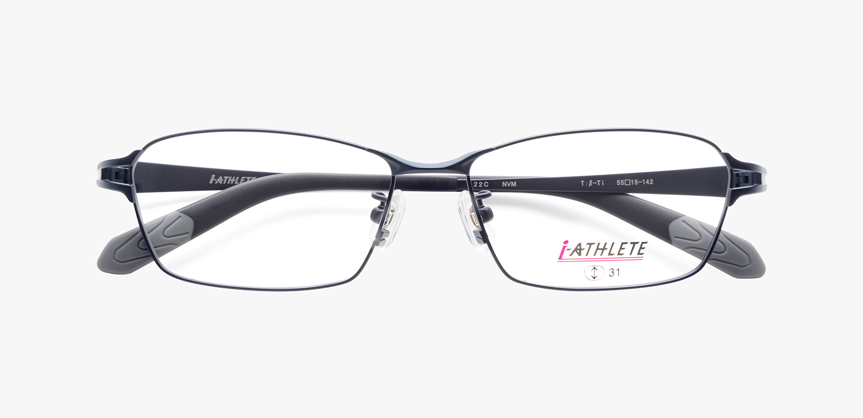 I-ATHLETE IA-478(55 ﾈｲﾋﾞｰﾏｯﾄ): メガネフレーム｜眼鏡市場【公式