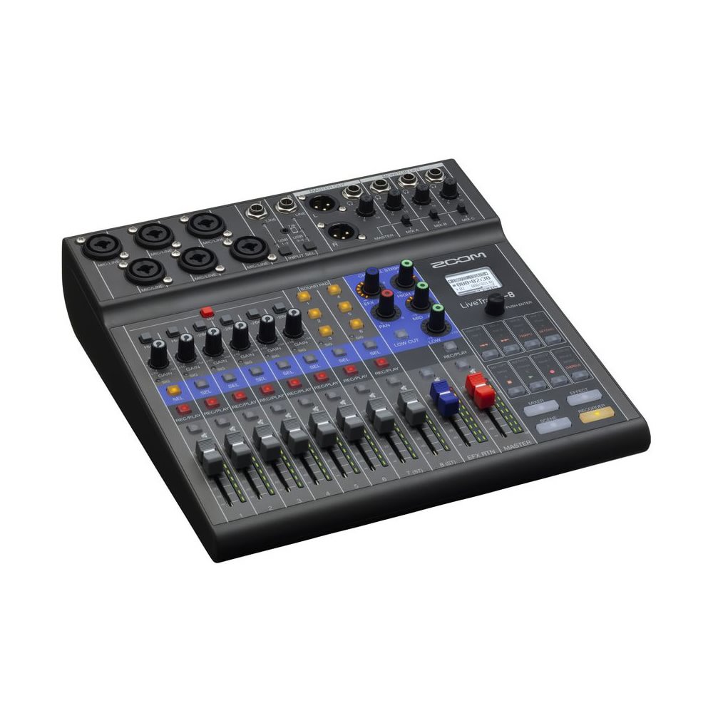 ZOOM USBオーディオ対応ミキサー L-8 レコーダー機能付(ゼンハイザー