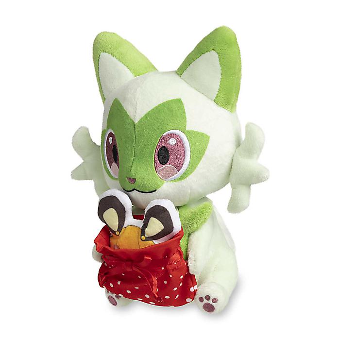 Sprigatito Pok mon Holiday Workshop Plush - 8 In. ／ ニャオハ