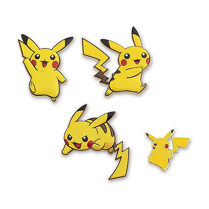 ピカチュウ ピンバッジ ピンズ ギフトボックス入り (3個セット