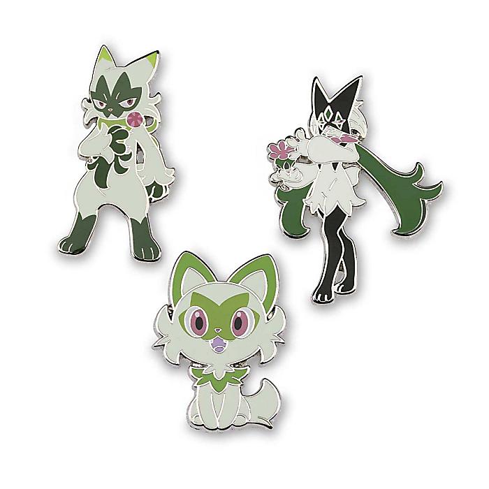 ニャオハ ニャローテ マスカーニャ ポケモンピンバッジ(3個セット