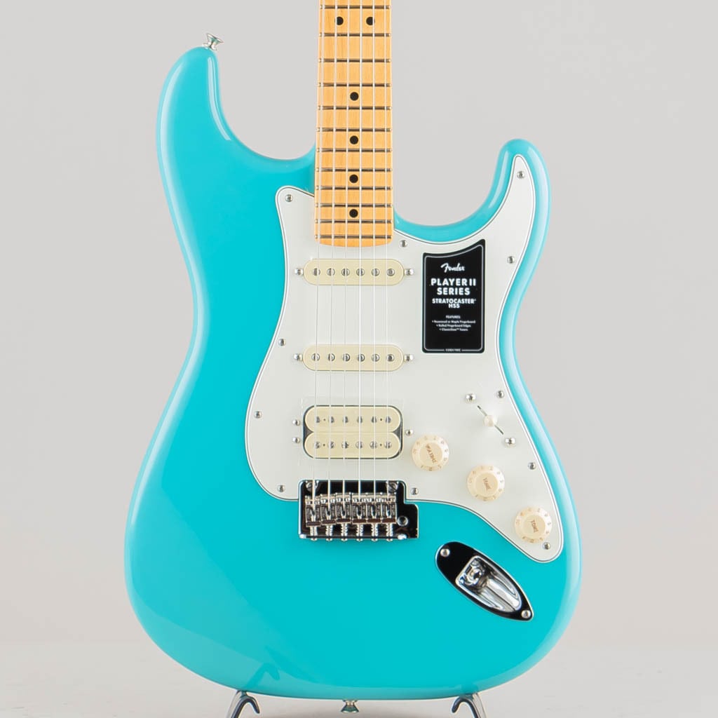 Player II Stratocaster HSS /Aquatone Blue/Maple Fingerboard