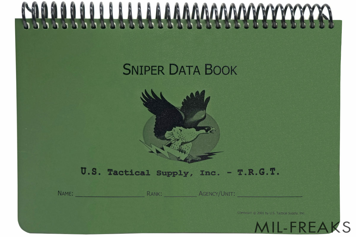 U.S. TACTICAL SUPPLY スナイパー データブック │ ミリタリーショップ