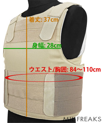TMC PACAタイプ LowVisベスト ダミーソフトアーマーセット TAN