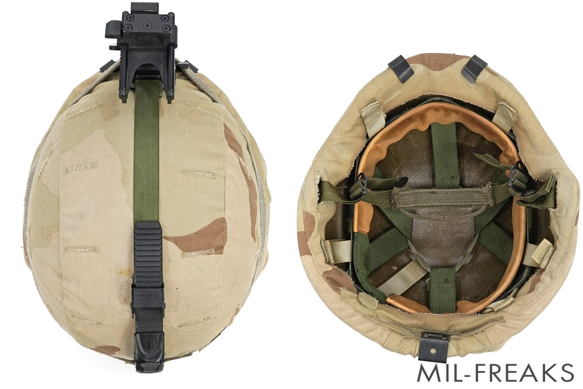 一点物] 米軍実物 PASGT フリッツヘルメット NVGアーム・マウント フル