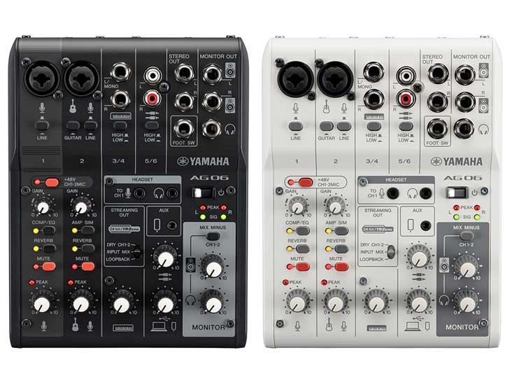 ヤマハがライブストリーミングミキサーAG03MK2をはじめ、USBマイクなど