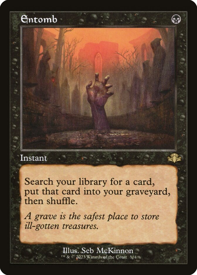 Foil】□旧枠□《納墓/Entomb》[DMR-BF] - MTG専門店 Initiative