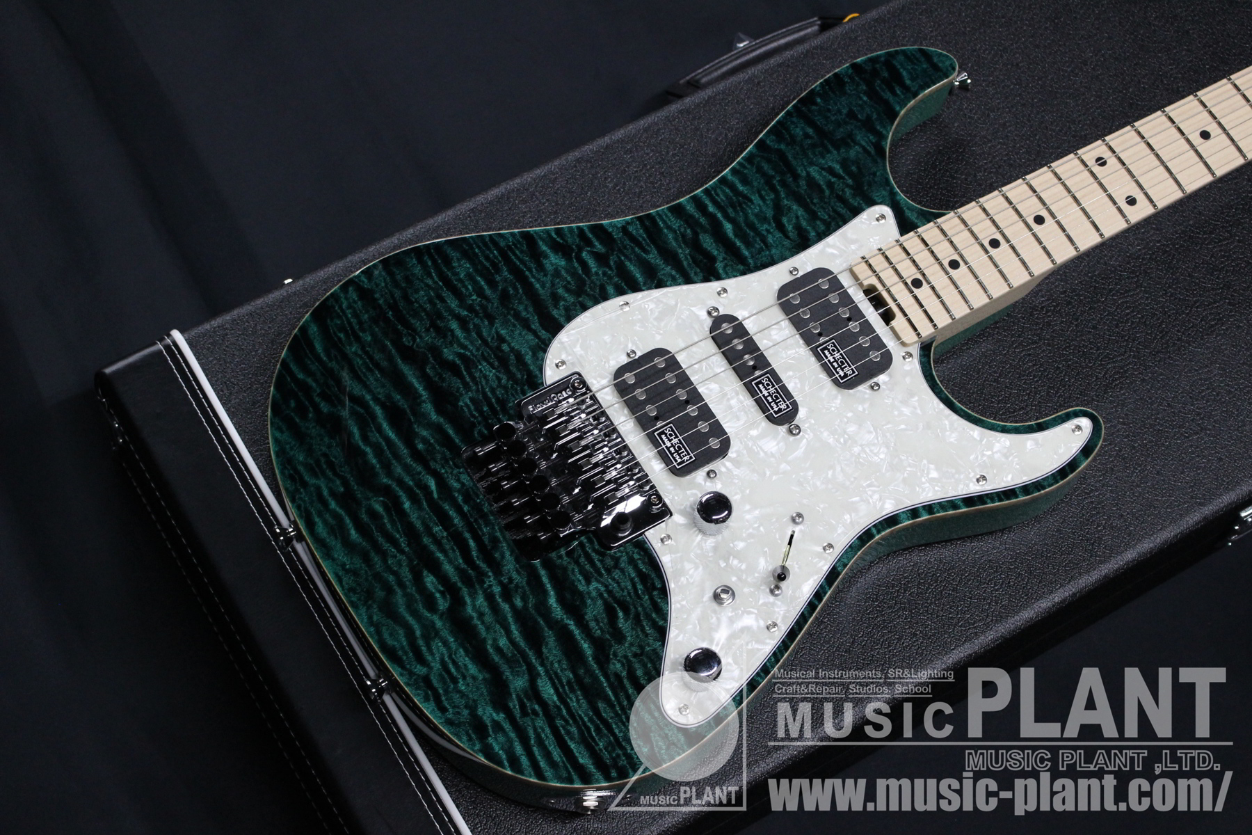 SCHECTER EXCEEDシリーズ エレキギターEX-V-22 CTM/FRT M/M 4A Grade