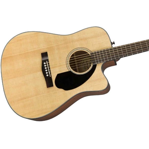 Fender CD-60SCE Nat Dreadnought Cutaway Solid Spruce Walnut