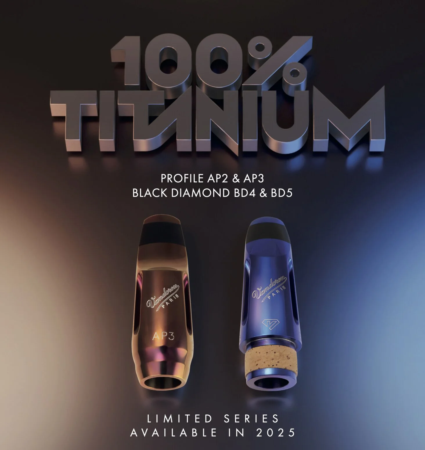 チタンマウスピース 120周年記念限定モデル｜Vandoren