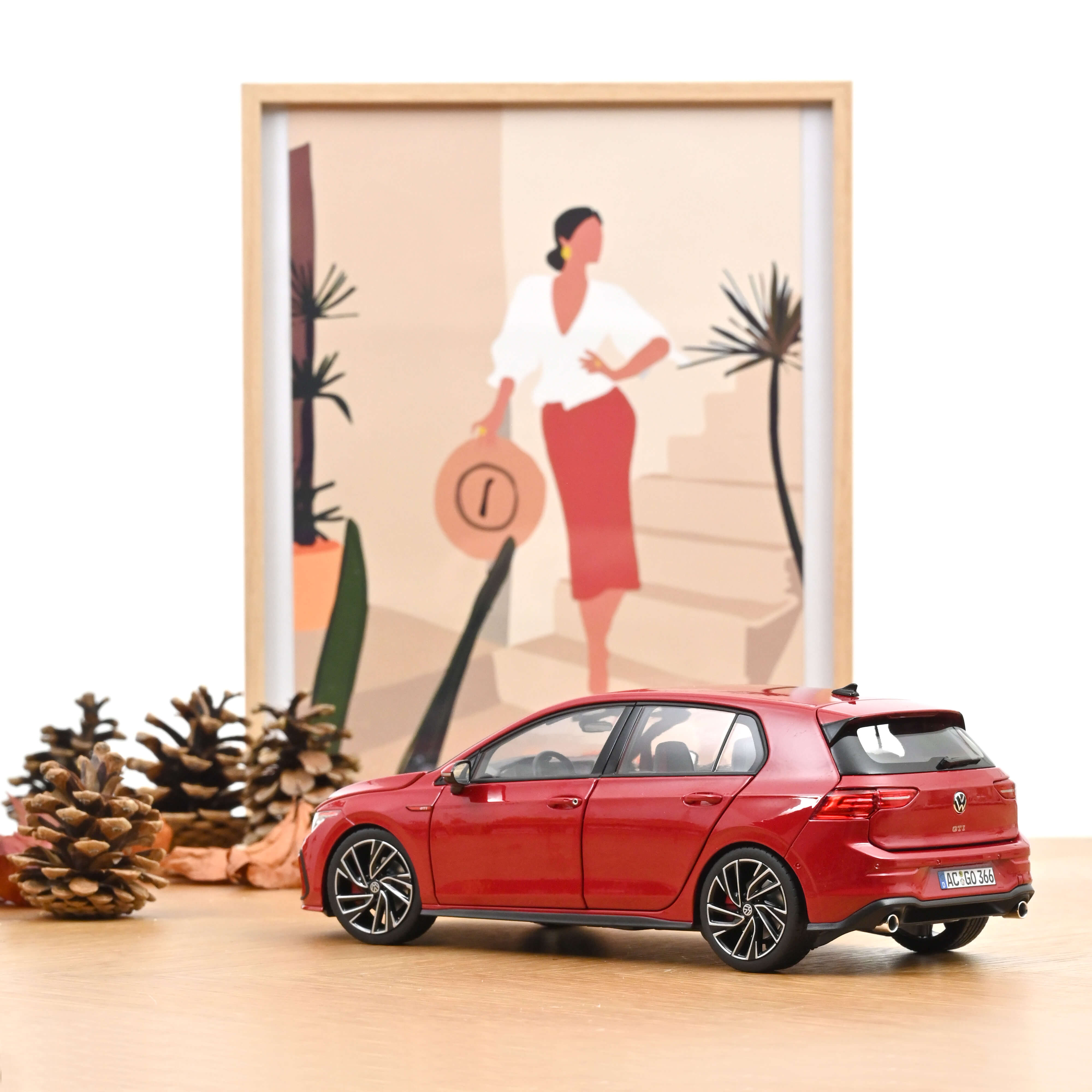 VW Golf GTI 2020 Tornado red 1:18 – Norev