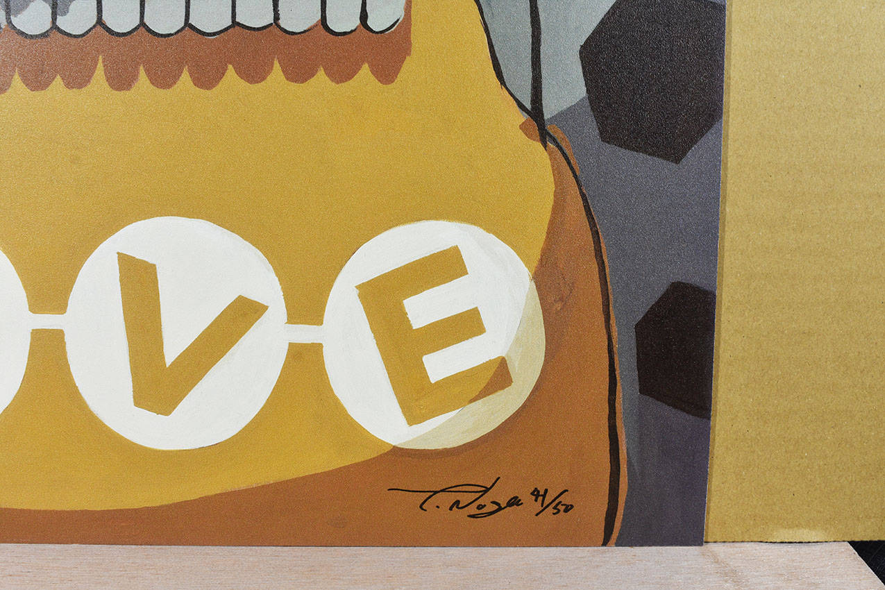 野口哲哉版画「Love-Yellow」 | Natsume Books