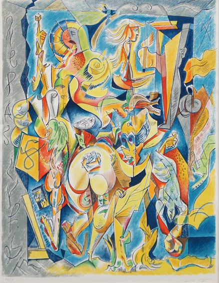 アンドレ・マッソン版画額 / André Masson | Natsume Books