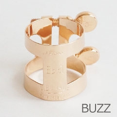 BUZZ E♭クラリネットリガチャー ピンクゴールド PGP｜ 管楽器専門店