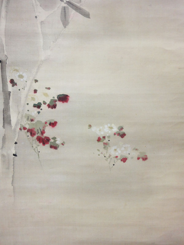 菊池容斎 雪中佳麗/掛け軸 絵画の買取.販売.表装/長良川画廊